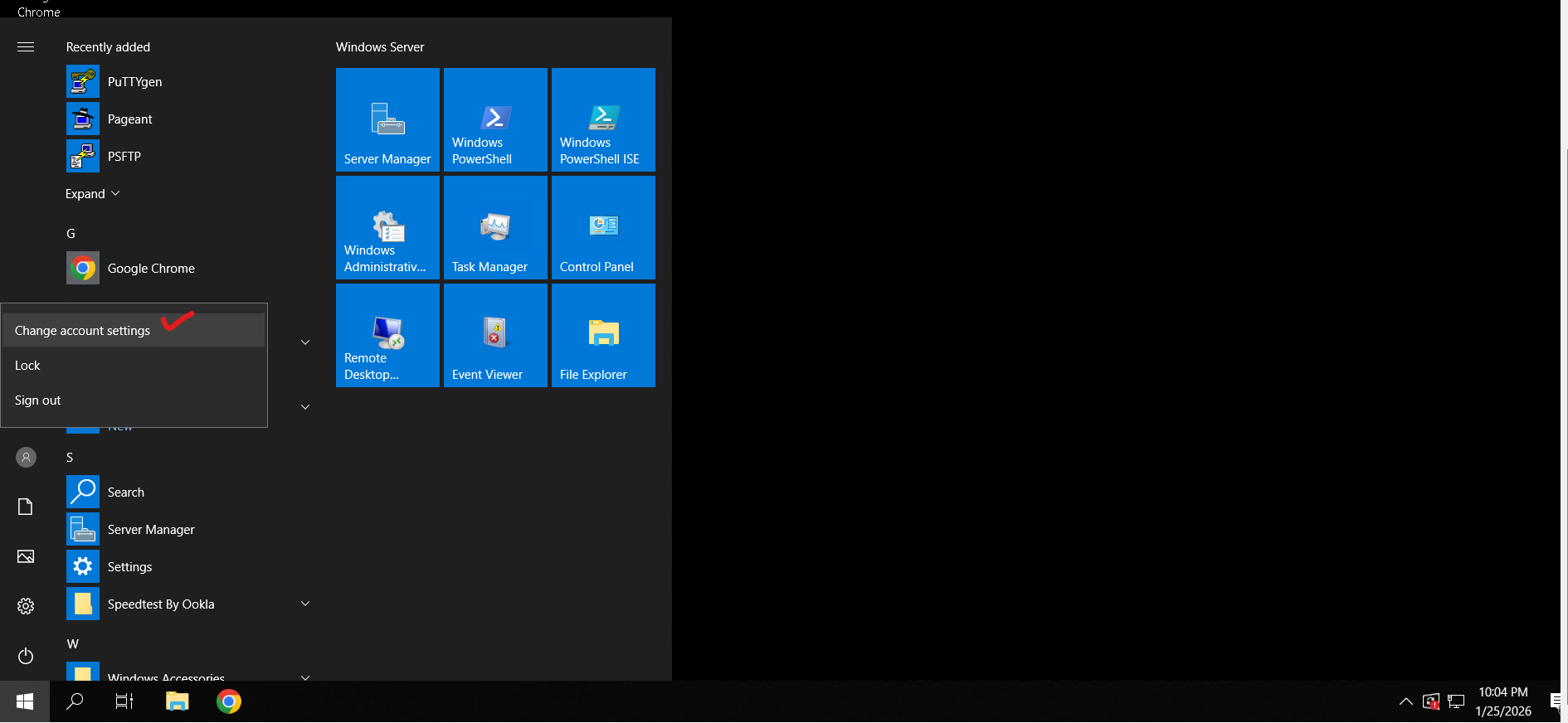 Step 2 to Change Password